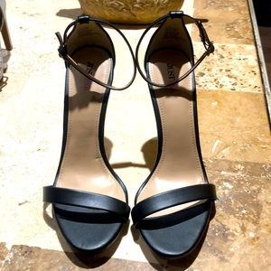 Just fab faux leather heels